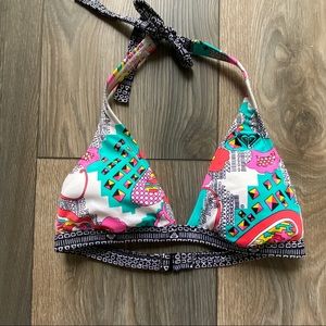 Roxy Swim Bikini Top Size Medium